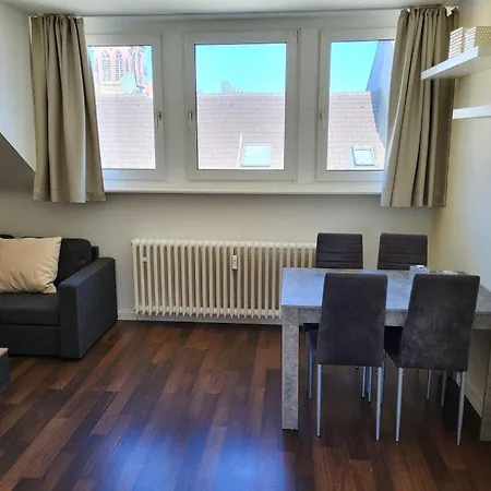 Design Apartment nähe Düsseldorf Krefeld Buitenkant foto