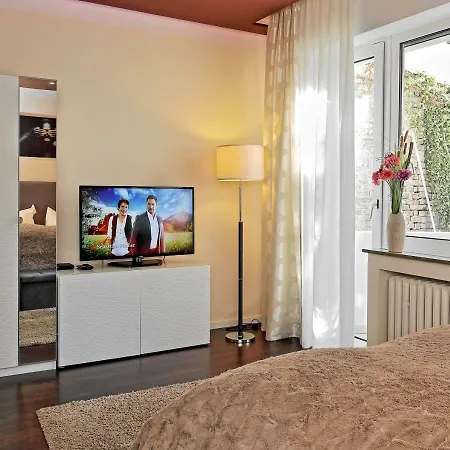 Design Apartment nähe Düsseldorf Krefeld Buitenkant foto